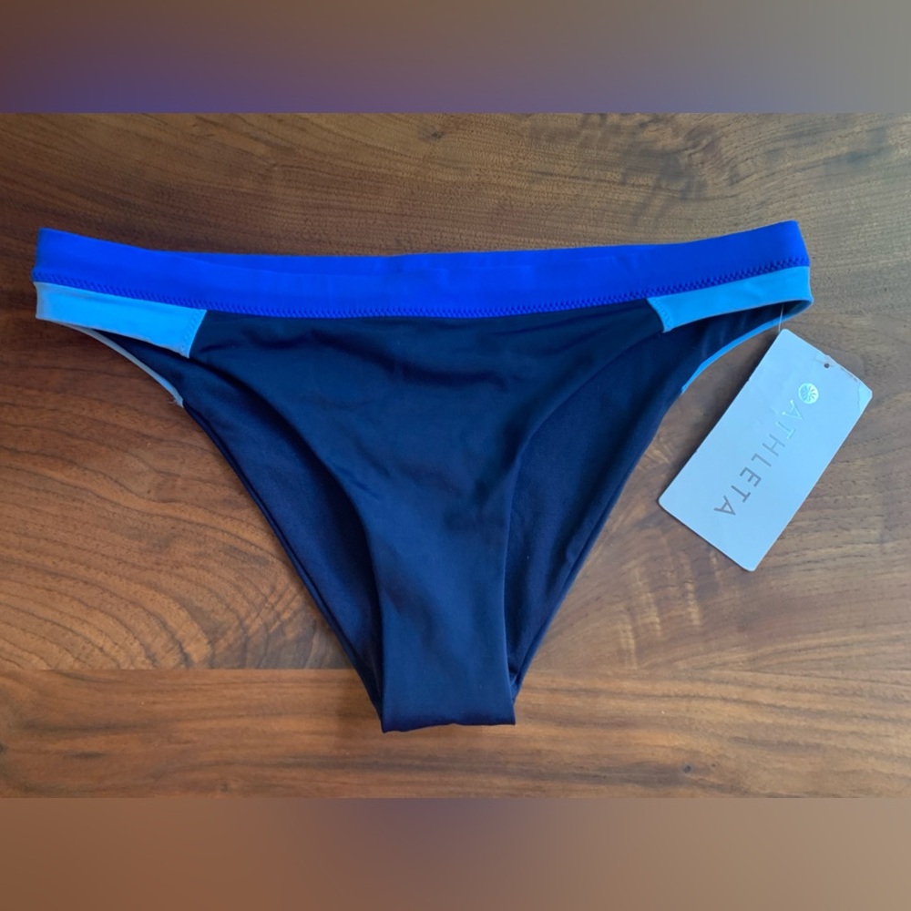Athleta Freestyle Colorblock Bikini Bottom Small NWT